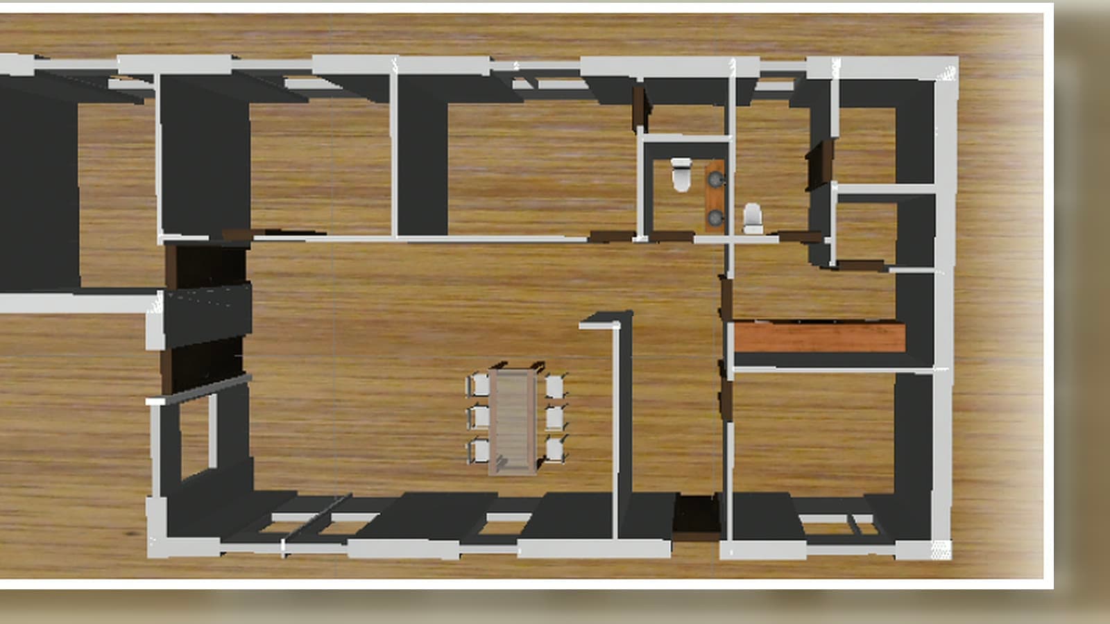 Family villa: 3D model